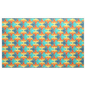 Mamluks Djinns Fire and Water Pattern Stof (Yard (91,4 cm))