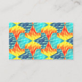 Mamluks Djinns Fire and Water Pattern Visitekaartje (Voorkant)