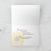 Mamma, 73ste Verjaardag, de Bloemen van Podia Kaart (Binnen)