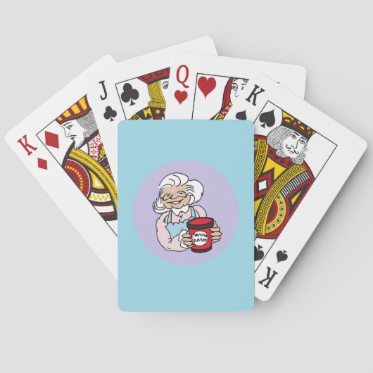 Mamma Antes kortlek Pokerkaarten (Achterkant)