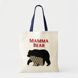Mamma Beer, Autism Mam Pride Tote Bag