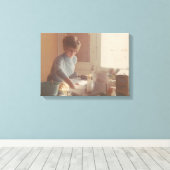 mamma-chef canvas afdruk (Insitu (Houten vloer))