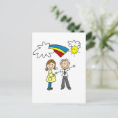 Mamma en Papa om T-shirts en Giften te zijn Briefkaart (Staand voorkant)