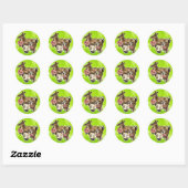 mamma-geit ronde sticker (Vel)