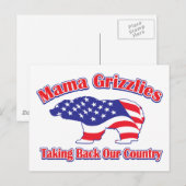 Mamma-Grizzlies Briefkaart (Voorkant / Achterkant)