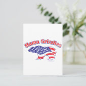 Mamma-Grizzly-Distress Briefkaart (Staand voorkant)
