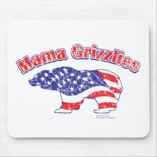 Mamma-Grizzly-Distress Muismat