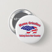 Mamma-Grizzly Ronde Button 5,7 Cm (Voorkant /achterkant)