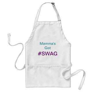 Mamma heeft #SWAG Apron Standaard Schort