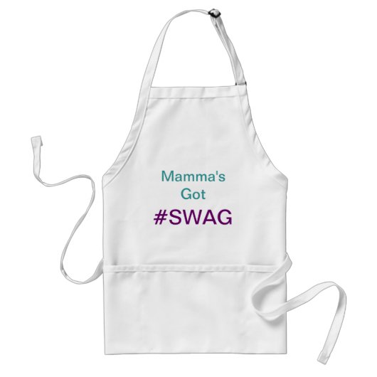 Mamma heeft #SWAG Apron Standaard Schort (Voorkant)