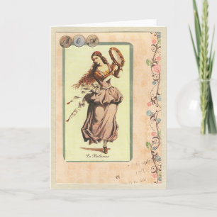 Mamma, Het Wenskaart van de La- Ballerina Kaart