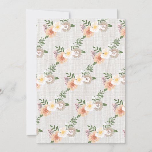 Mamma hond & baby puppy babyshower uitnodigingen (Achterkant)