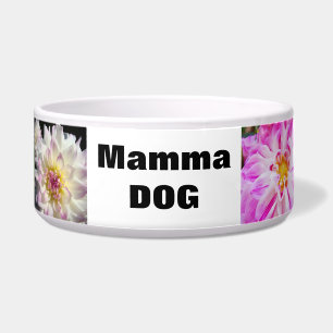 Mamma Hond voerbak Dahlia Bloemen Voerbakje