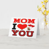 Mamma I houdt van u Kaart (Gele Bloem)