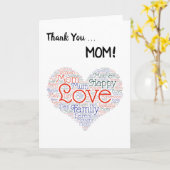 Mamma I houdt van u Kaart (Gele Bloem)