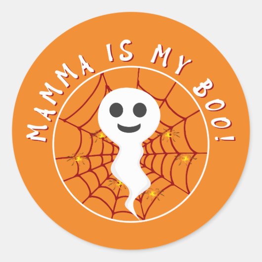 Mamma is mijn Sticker (Voorkant)