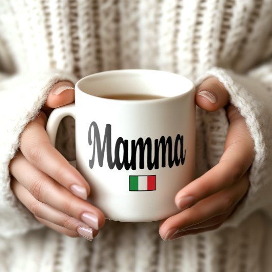 Mamma Italiaanse Vlag Mok - Moeder