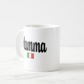 Mamma Italian Flag Mug - Mom Koffiemok (Voorkant links)