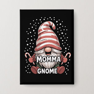 Mamma Kabouter Kerst Pijama Matching Familie Groep Button