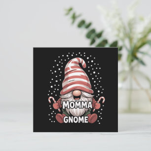 Mamma Kabouter Kerst Slaapshirt Matchende Familie Feestdagenkaart