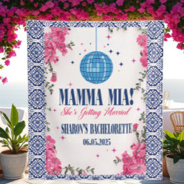 Mamma Mia Bachelorette Foto Achtergrond Dans Konin Wandkleed