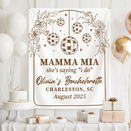 Mamma Mia Bachelorette Party Banner, She's Saying Wandkleed