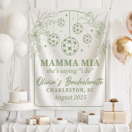 Mamma Mia Bachelorette Party Banner, She's Saying Wandkleed