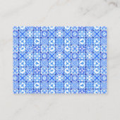 Mamma Mia Blue Tile Pink Flowers Books for Baby Informatiekaartje (Achterkant)