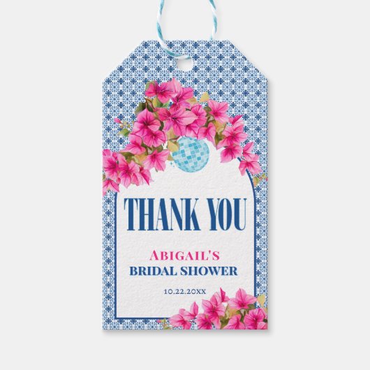 Mamma Mia Bridal Shower Cadeaulabel (Voorkant)