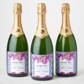 Mamma Mia Bruidsfeest Wijnlabel Sparkling Wijnetiket (Flessen)