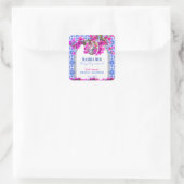 Mamma Mia Bruiloftsfeest Vierkante Sticker (Tas)