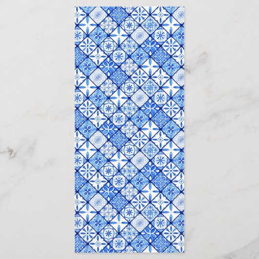 Mamma Mia Dinner Menu (Achterkant)