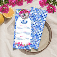 Mamma Mia Dinner Menu