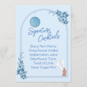 Mamma Mia Disco Bachelorette Signature Drinken Menu (Voorkant)
