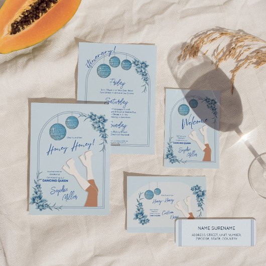 Mamma Mia Disco Bachelorette Weekendprogramma Kaart