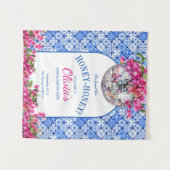 Mamma Mia Disco Bride Welcome Sign Tapestry Wandkleed (Voorkant (horizontaal))