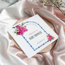 Mamma Mia Floral Mediterraan Italiaans Baby shower