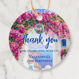 Mamma Mia Griekse discodans Koningin Verjaardagsfe Bedankjes Labels