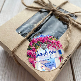 Mamma Mia Griekse discodans Koningin Verjaardagsfe Ronde Sticker