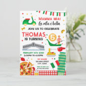 Mamma mia! Italian Birthday Party Kaart (Staand voorkant)