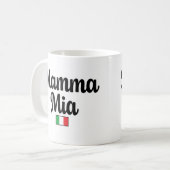 Mamma Mia Italian Flag Mug Koffiemok (Voorkant links)