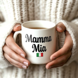 Mamma Mia Italian Flag Mug Koffiemok