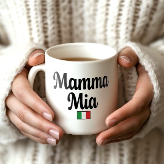 Mamma Mia Italian Flag Mug Koffiemok