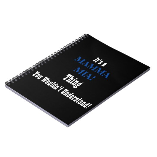 Mamma Mia! Journal Notitieboek (Linkerzijde)