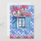 Mamma Mia Mediterranean Dancing Queen Birthday Kaart (Achterkant)