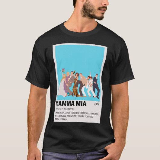 Mamma Mia Minimalist Poster Classic T-Shirt (Voorkant)