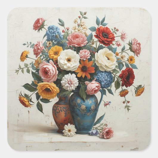 Mamma Mia! - Nonna Mia! Vierkante Sticker (Voorkant)