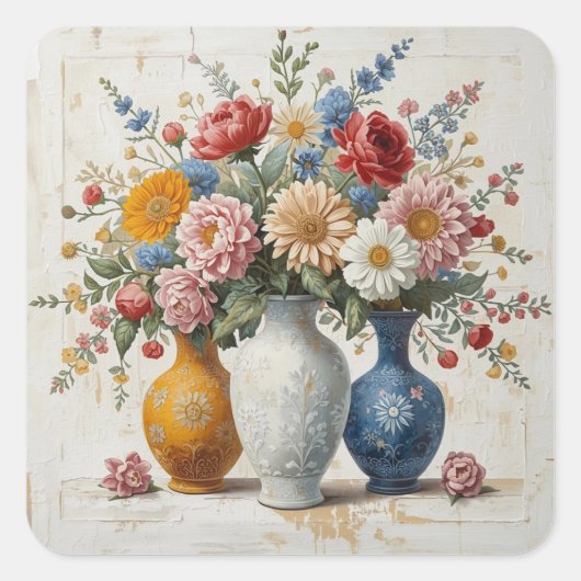 Mamma Mia! - Nonna Mia! Vierkante Sticker (Voorkant)