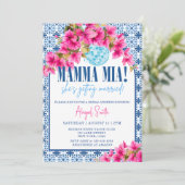 Mamma Mia She's getting married Bridal Shower Kaart (Staand voorkant)