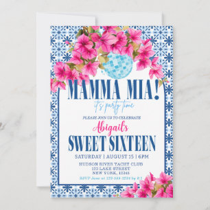 Mamma Mia! Sweet 16 Verjaardag Kaart